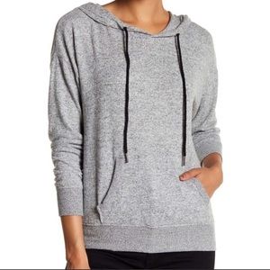 3/$25 Harlowe & Graham Marked Gray Fleece Hoodie